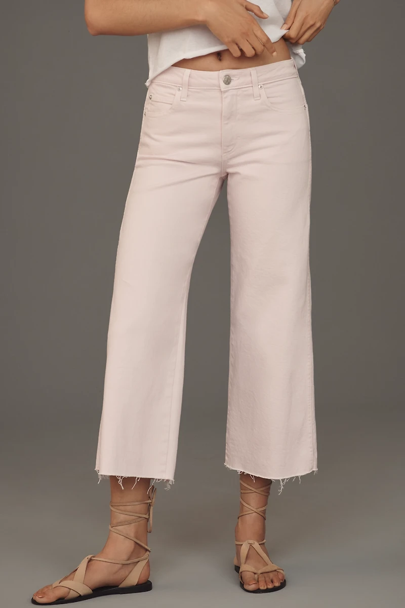 AMO Majorie High-Rise Crop Wide-Leg Jeans
