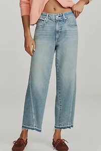 AMO Maria Mid-Rise Straight-Leg Jeans