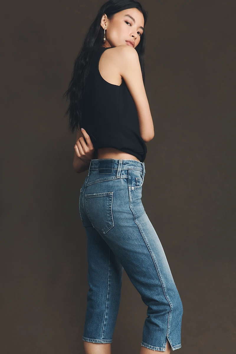 AMO Emmaline Mid-Rise Capri Jeans