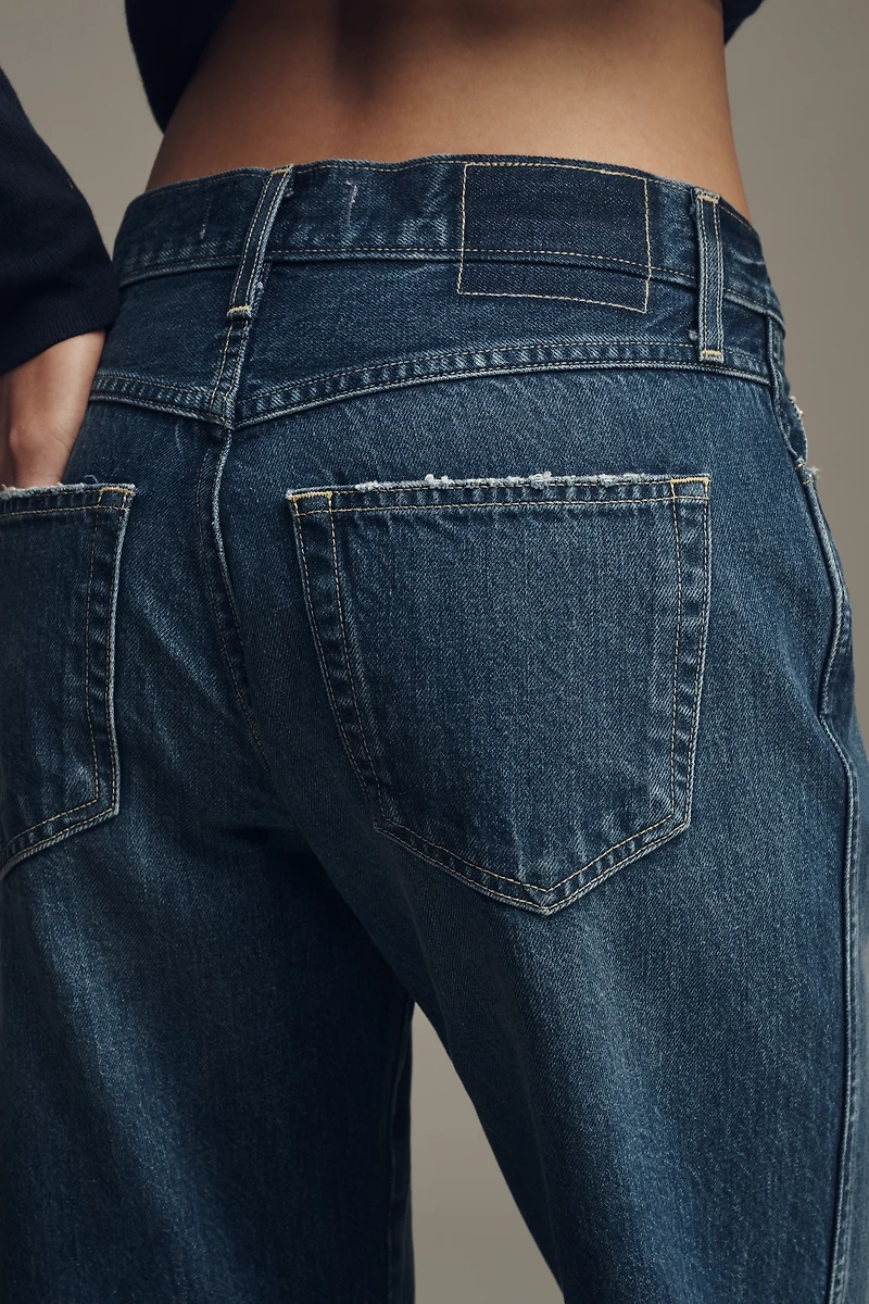 AMO Billie High-Rise Crop Wide-Leg Jeans