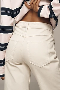 AMO Marjorie Mid-Rise Crop Wide-Leg Jeans