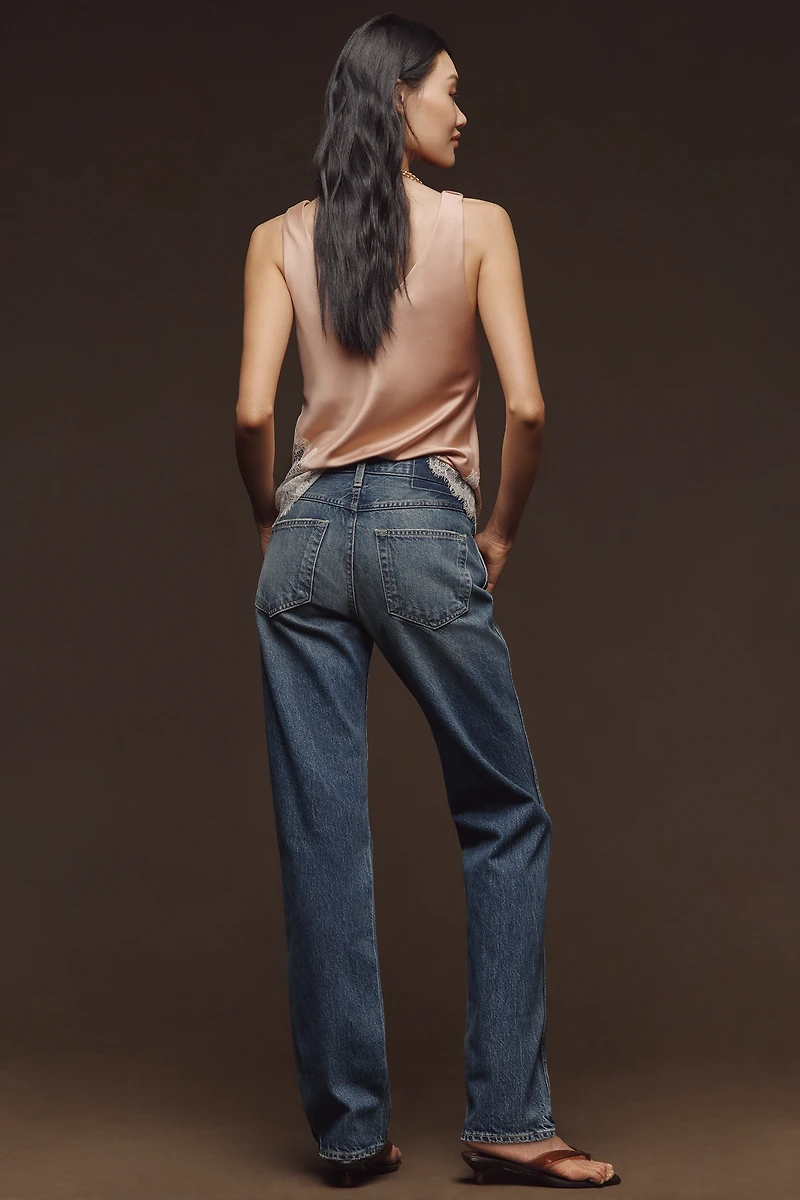 AMO Mira High-Rise Straight-Leg Jeans