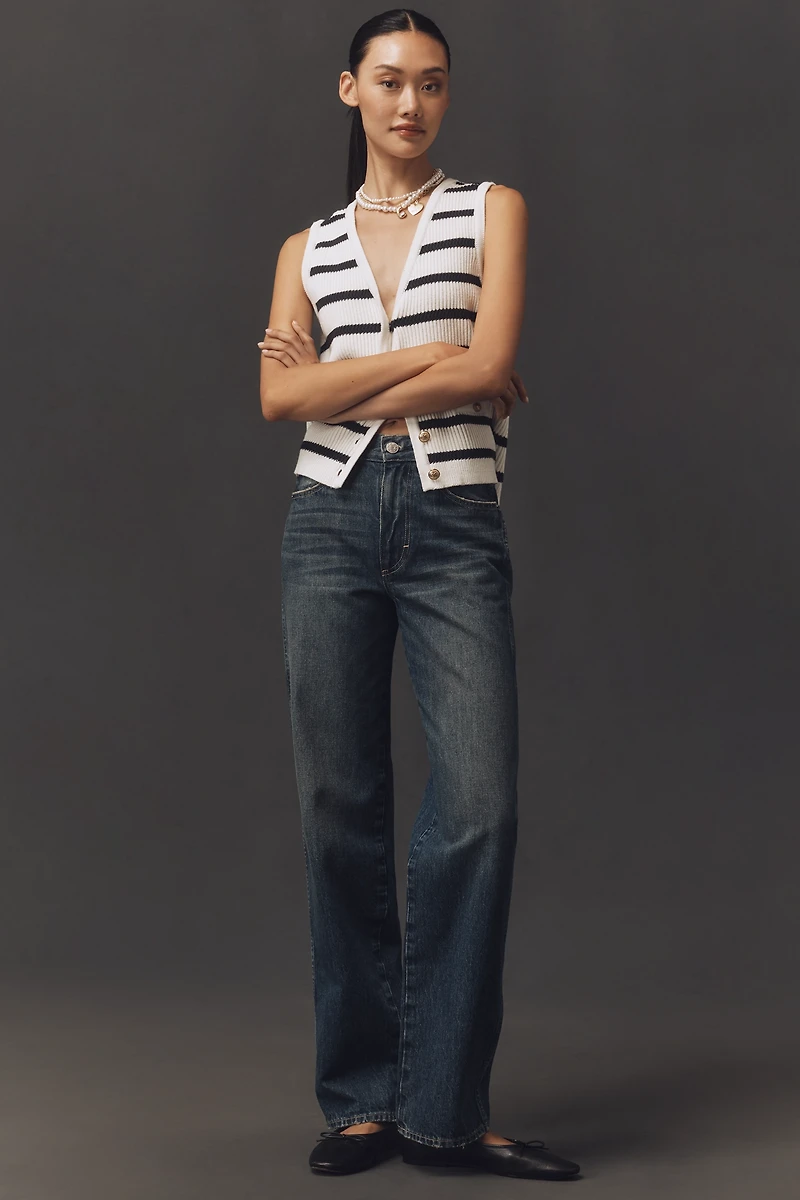AMO Annette High-Rise Straight-Leg Jeans