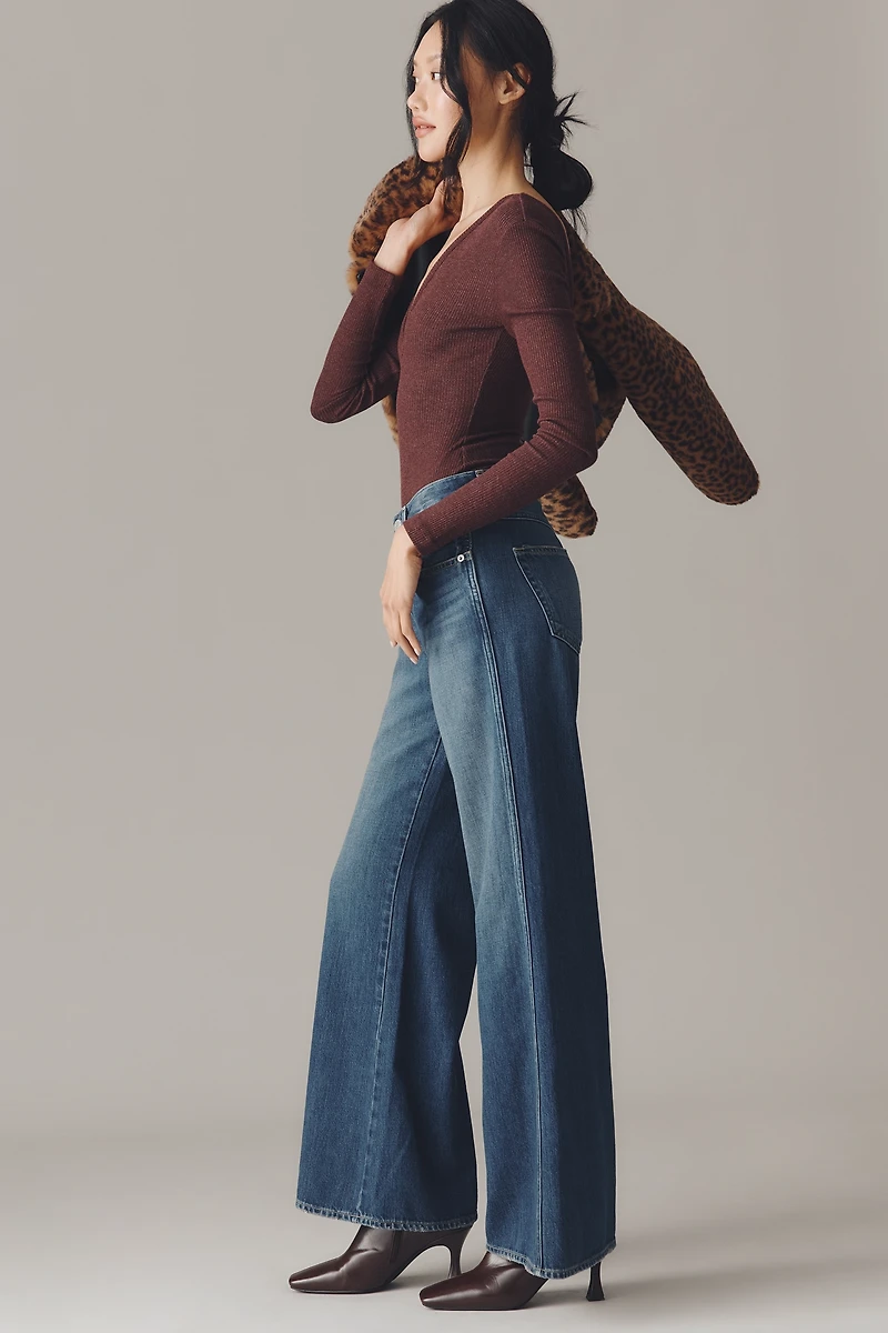 AMO Faith Mid-Rise Flare Jeans