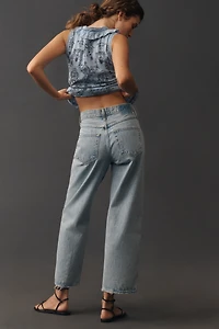 AMO Billie Mid-Rise Straight-Leg Jeans