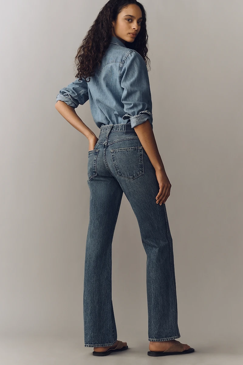 AMO Marcenia Mid-Rise Bootleg Jeans