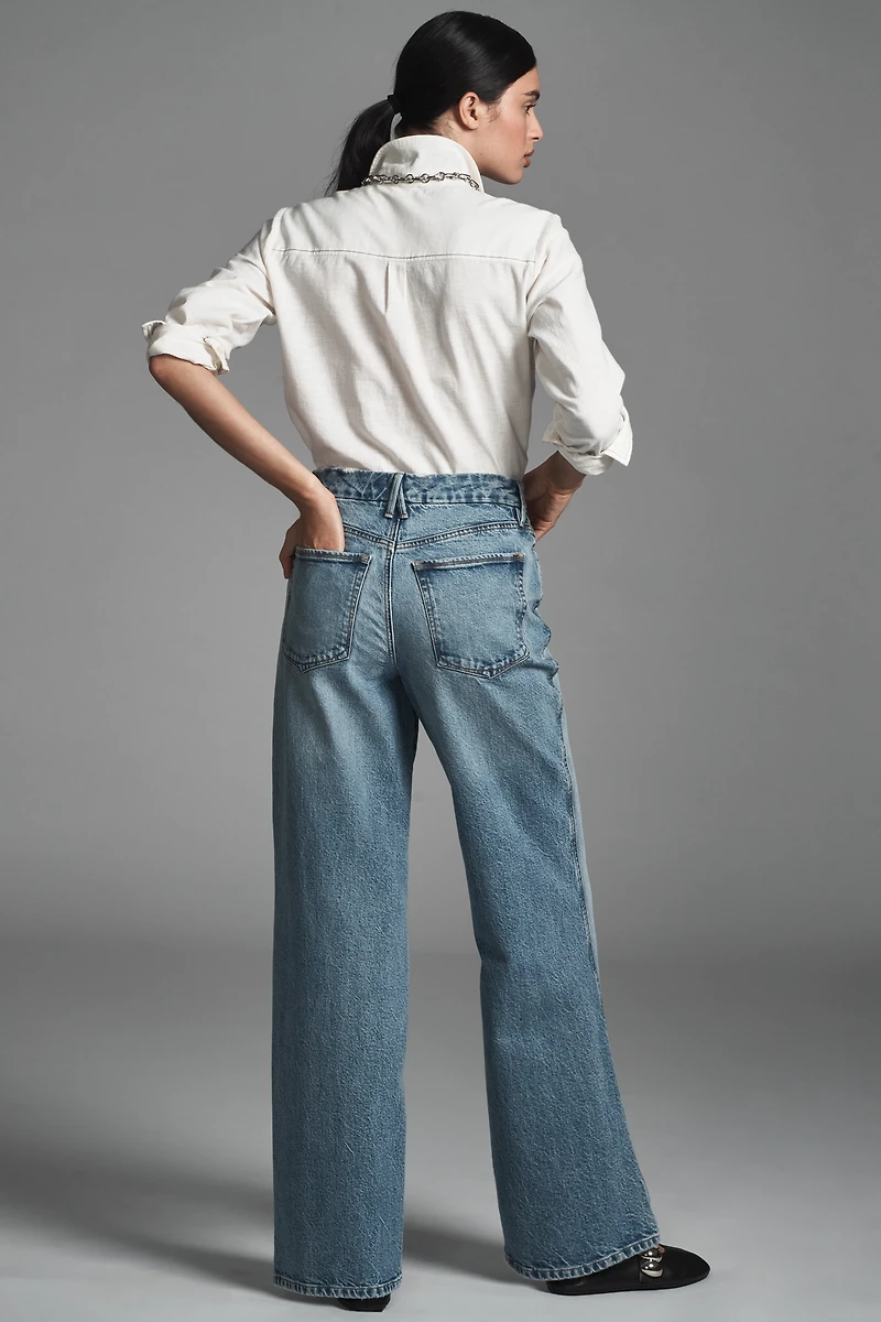 Good American Skate High-Rise Wide-Leg Jeans