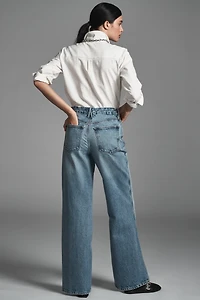 Good American Skate High-Rise Wide-Leg Jeans