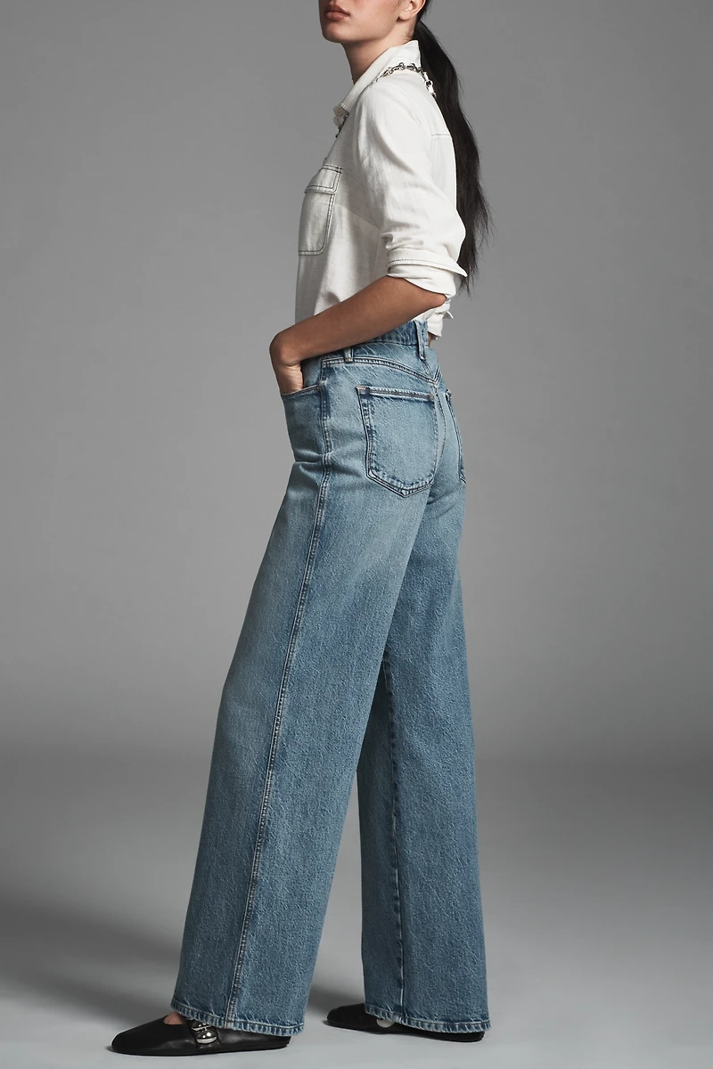 Good American Skate High-Rise Wide-Leg Jeans