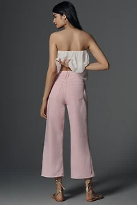 Good American Waist Palazzo High-Rise Crop Wide-Leg Jeans