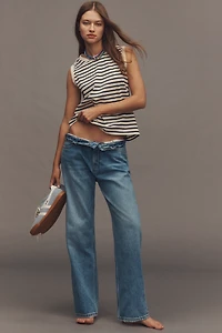Good American Standard High-Rise Straight-Leg Jeans