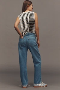 Good American Standard High-Rise Straight-Leg Jeans