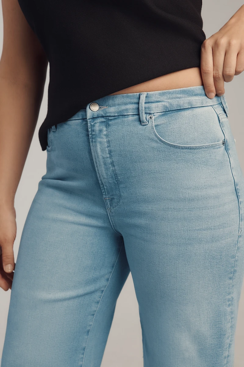 Good American Waist High-Rise Palazzo Crop Jeans