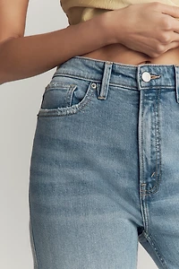 Good American Standard High-Rise Kick-Flare Jeans