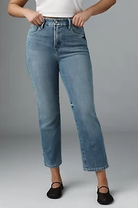 Good American Legs High-Rise Straight-Leg Jeans