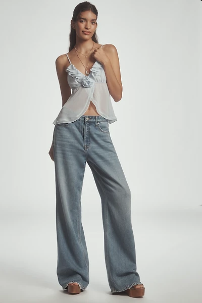Good American Standard High-Rise Wide-Leg Jeans