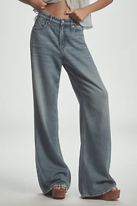 Good American Standard High-Rise Wide-Leg Jeans