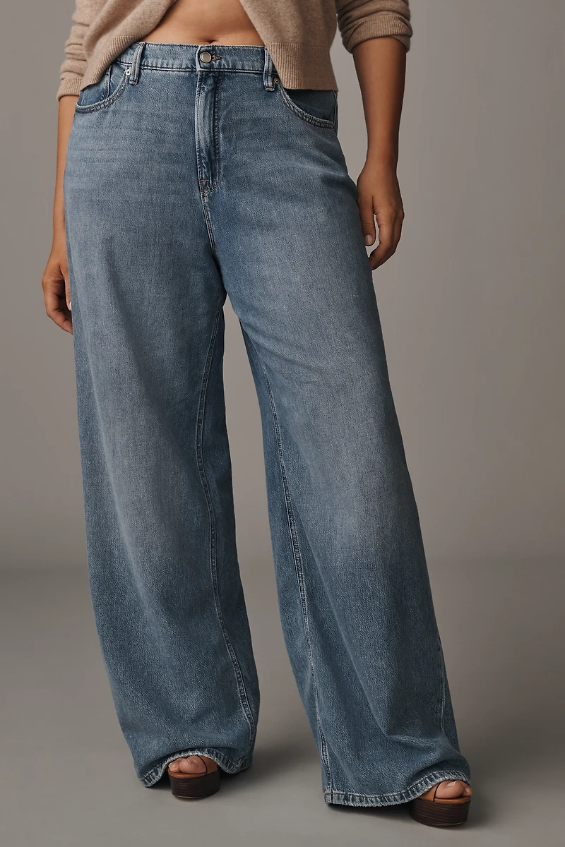 Good American Standard High-Rise Wide-Leg Jeans