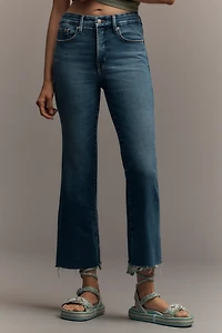 Good American Legs Crop Mini Bootleg Jeans