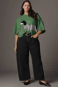 Good American Extreme High-Rise Barrel Jeans