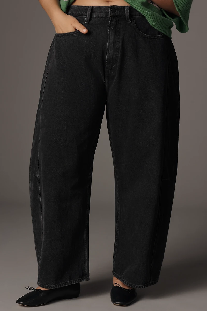 Good American Extreme High-Rise Barrel Jeans