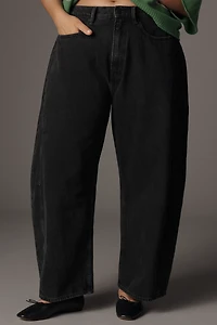 Good American Extreme High-Rise Barrel Jeans