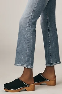 Good American Legs Crop Mid-Rise Mini Bootcut Jeans