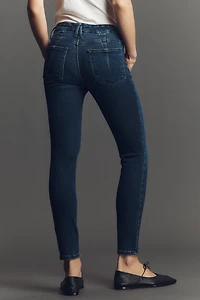 Good American Soft Tech Legs Mid-Rise Skinny Jeans