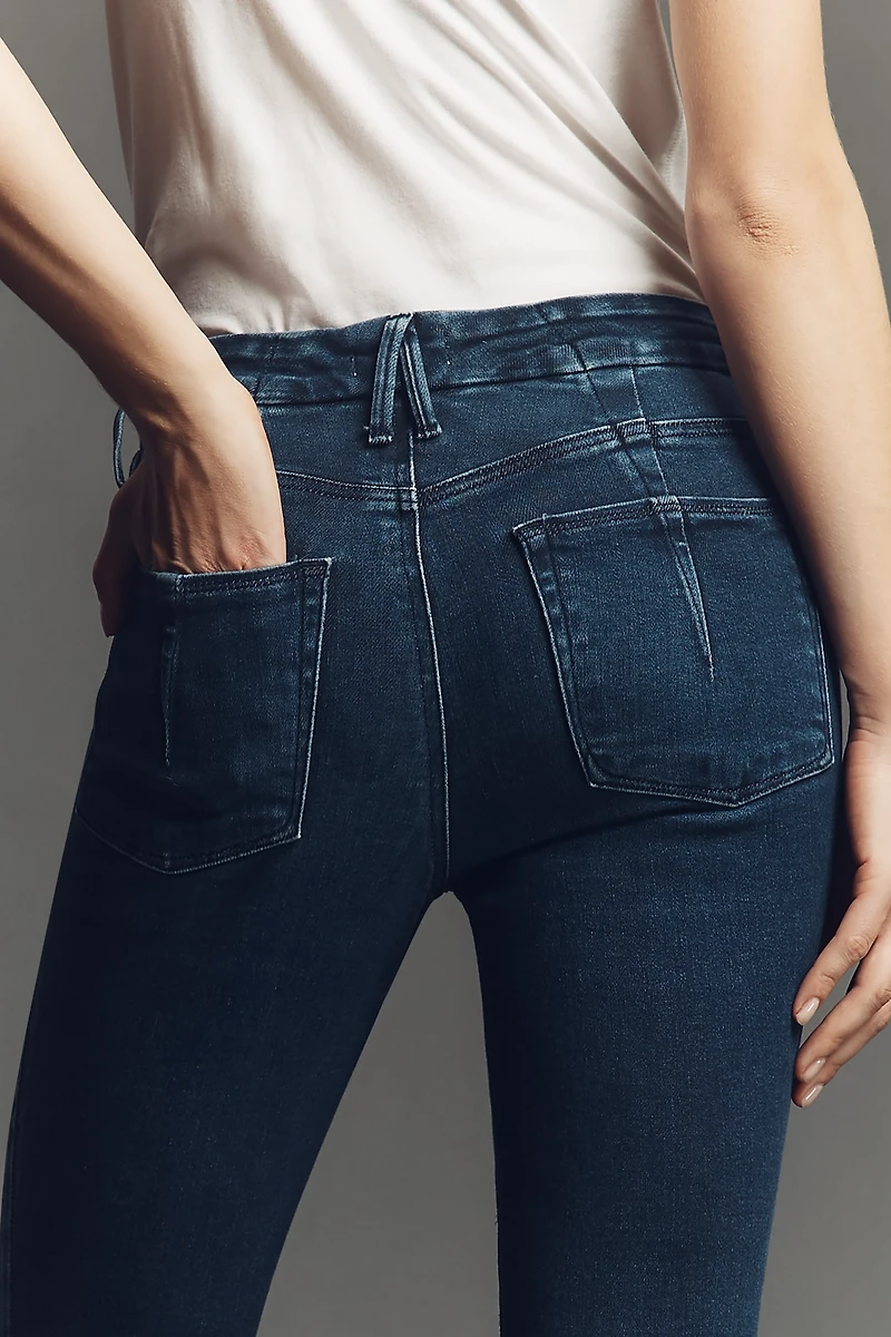 Good American Soft Tech Legs Mid-Rise Skinny Jeans