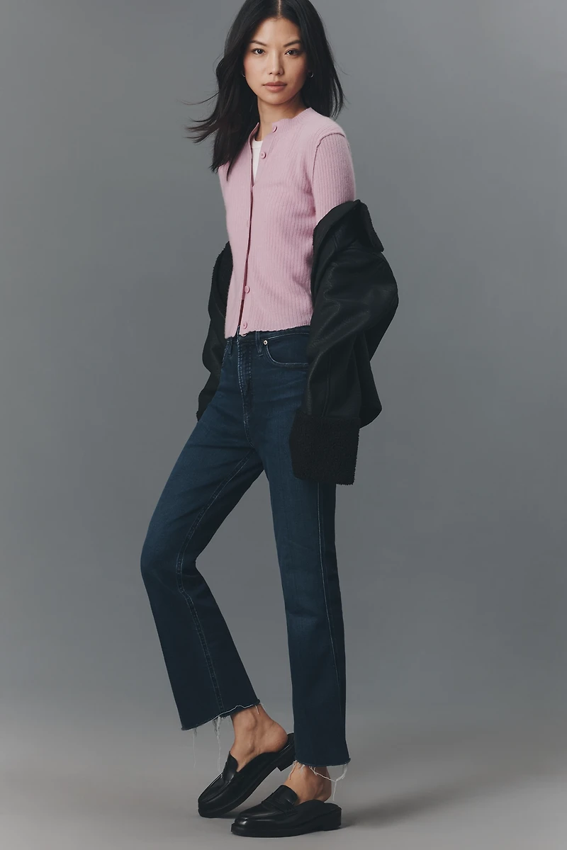 Good American Soft Tech Standard Kick-Flare Jeans