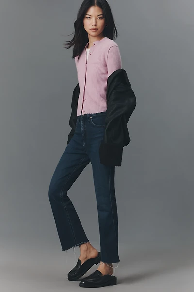 Good American Soft Tech Standard Kick-Flare Jeans