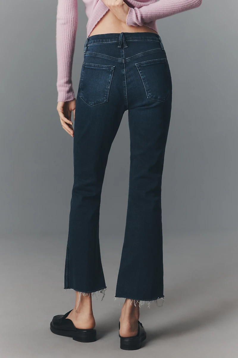 Good American Soft Tech Standard Kick-Flare Jeans