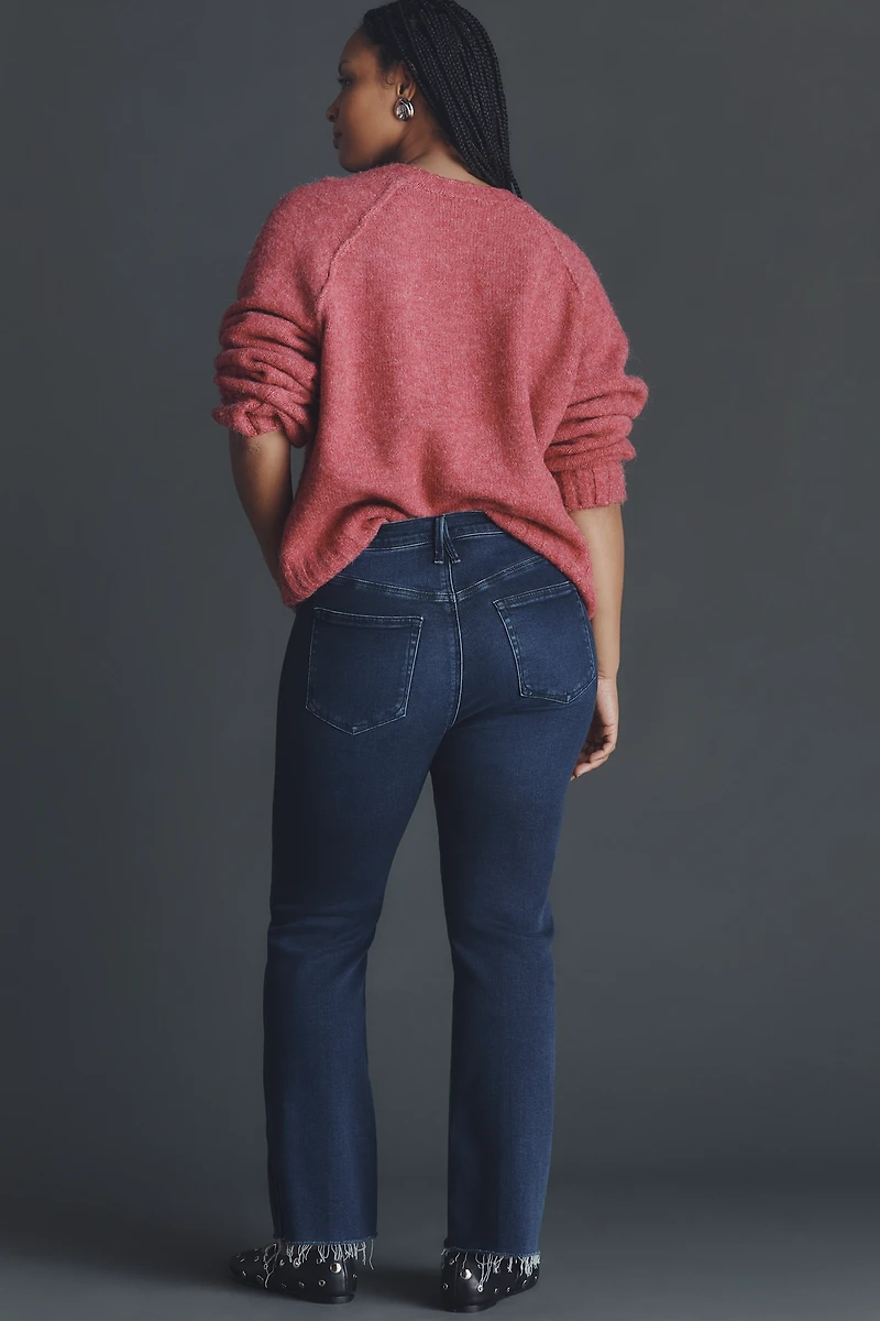 Good American Soft Tech Standard Kick-Flare Jeans