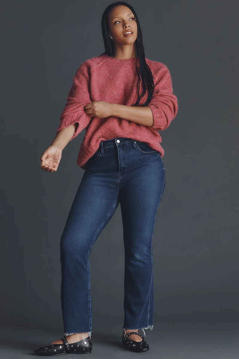 Good American Soft Tech Standard Kick-Flare Jeans