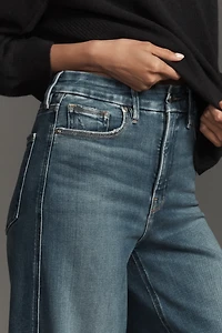 Good American Soft Tech Skate Wide-Leg Jeans