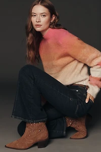 Good American Petite High-Rise Flare Jeans