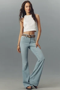Good American Legs Soft Tech High-Rise Flare Jeans