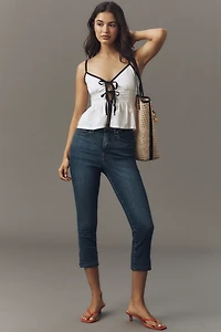 Good American Capri High-Rise Slim Jeans