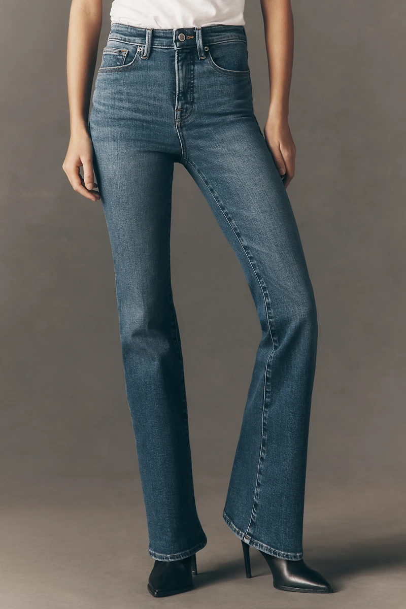 Good American Classic Bootcut High-Rise Jeans