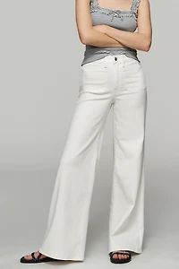 Good American Waist High-Rise Palazzo Pants