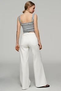 Good American Waist High-Rise Palazzo Pants