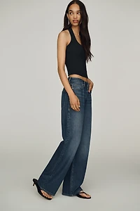 Good American Weightless High-Rise Wide-Leg Jeans
