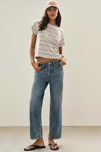Good American Weightless Mid-Rise Relaxed Jeans