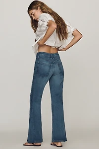 Good American Soft Tech High-Rise Bootleg Jeans