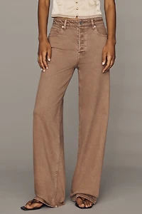 Good American Vintage High-Rise Wide-Leg Jeans