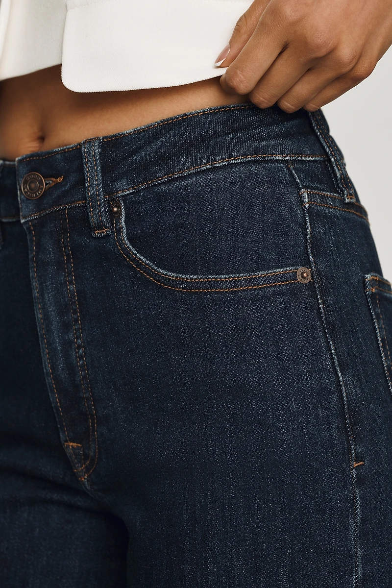 Good American Waist Palazzo Ankle Jeans