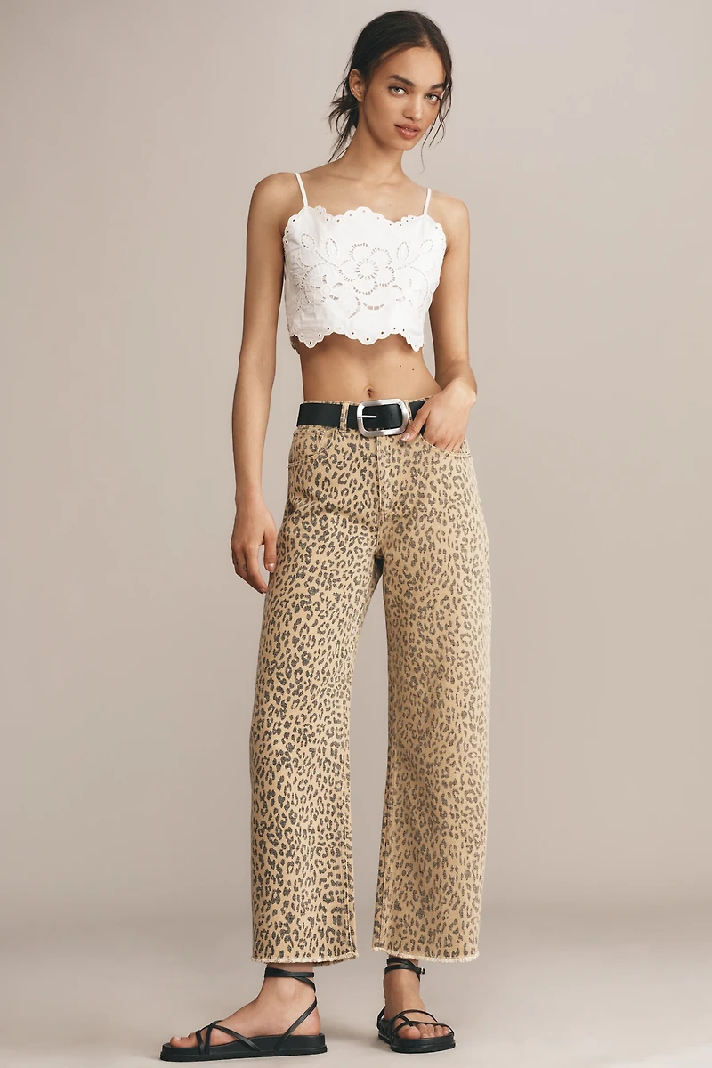 LE JEAN Nomad High-Rise Tapered Ankle Jeans