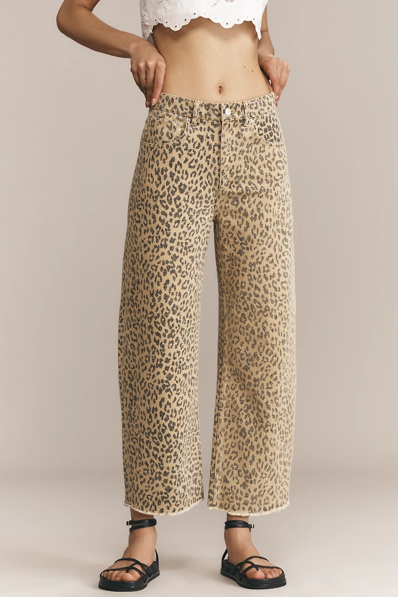 LE JEAN Nomad High-Rise Tapered Ankle Jeans