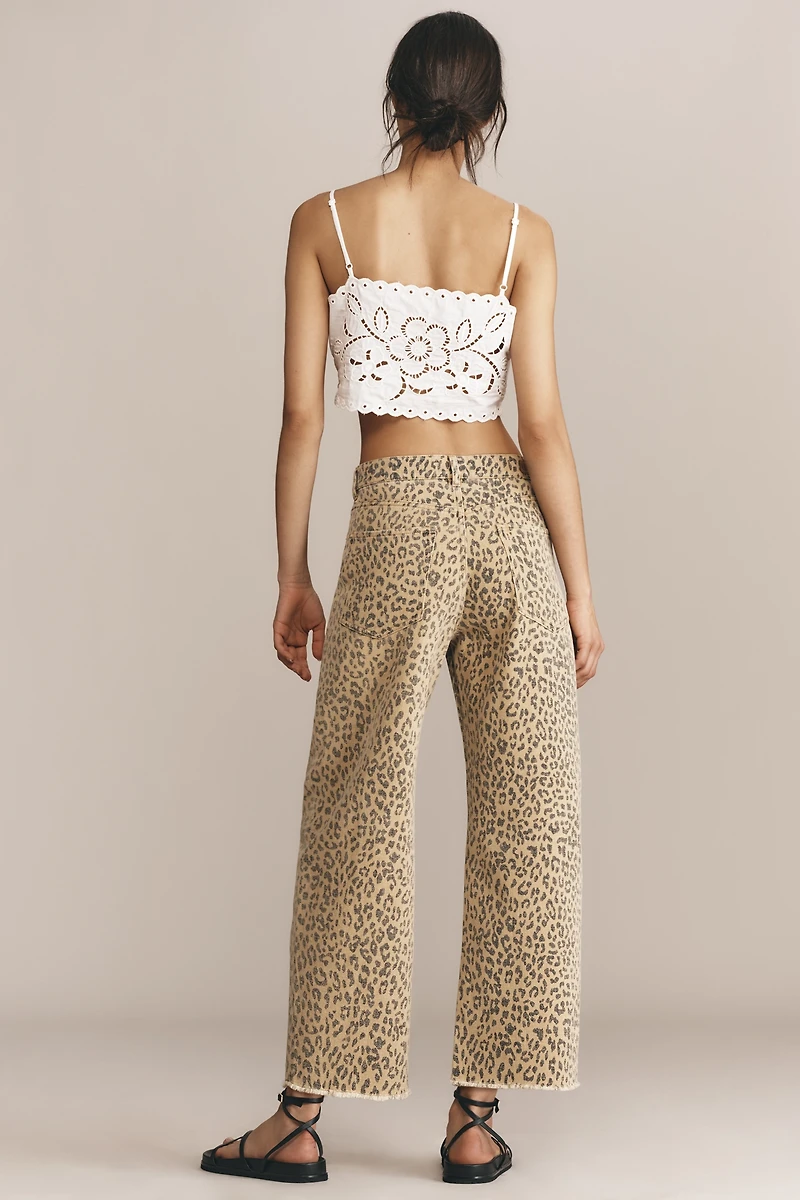 LE JEAN Nomad High-Rise Tapered Ankle Jeans
