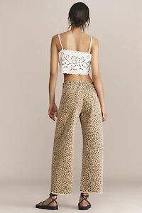 LE JEAN Nomad High-Rise Tapered Ankle Jeans